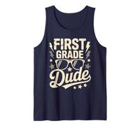 Divertente First Grade Dude Bruh We Back Cool Teacher Future Hero Canotta