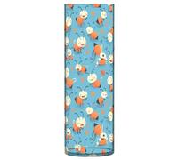Divertente formica dipinta piccolo vaso di fiori in plastica 11,8 pollici moderno decorativo uragano vasi per sala da pranzo ingresso biblioteca Decor