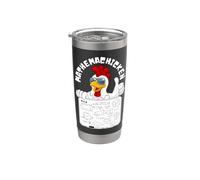Divertente formula di equazione della geometria matematica, MATHEMACHICKEN Bicchiere termico in acciaio inox doppia parete