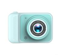 Divertente fotocamera digitale per bambini progettata per mani piccole con comandi intuitivi (verde)