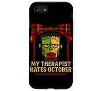 Divertente Frankenstein Il mio terapeuta odia ottobre Halloween Desi Custodia per iPhone SE (2020) / 7/8