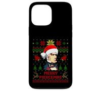 Divertente Franklin Presidente Pierce Natale Parodia Vacanze Custodia per iPhone 13 Pro Max