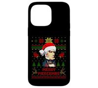 Divertente Franklin Presidente Pierce Natale Parodia Vacanze Custodia per iPhone 14 Pro Max