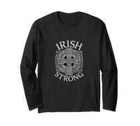 Divertente Frase Irlandese Forte Patrimonio Celt Maglia a Manica