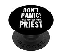 Divertente Gag Sacerdote Cattolico PopSockets PopGrip Adesivo