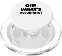 Divertente gallese dicendo Galles Dragon Oh! Cosa sta succedendo? Slang PopSockets PopGrip per MagSafe