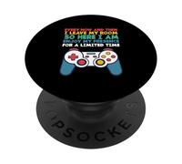 Divertente Gamer Di Gioco Ogni Ora E Poi Lascio La Mia Stanza PopSockets PopGrip Adesivo