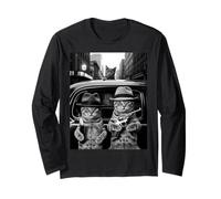 Divertente Gangster Gatto Detto Mafia Mobster Noir Umorismo Donne Uomini Maglia a Manica