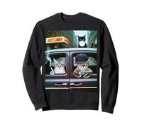 Divertente Gangster Gatto Dire Mafia Mobster Noir Umorismo Donne Me Felpa