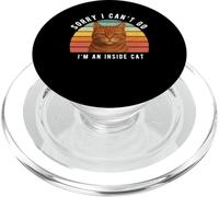 Divertente gatto arancione sarcastico umorismo dentro gatto PopSockets PopGrip per MagSafe