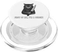 Divertente gatto arrabbiato I'm a Delight regalo per i tuoi amici pazzi PopSockets PopGrip per MagSafe
