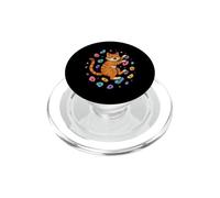 Divertente gatto arrampicata tiene dire sarcastico PopSockets PopGrip per MagSafe