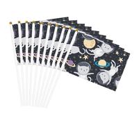 Divertente gatto astronauta stampa convenienza bandiere portatili bandiera decorazione matrimoni anniversari vacanze