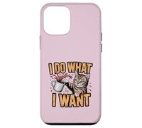 Divertente gatto atteggiamento dicendo fare quello che voglio Custodia per iPhone 12 mini