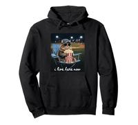 Divertente Gatto Baseball Mamma io Vivo Qui Ora Felpa con Cappuccio