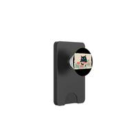 Divertente gatto che mangia sushi giapponese vintage regalo artistico PopSockets PopWallet per MagSafe
