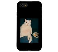 Divertente gatto che mangia sushi meme Custodia per iPhone SE (2020) / 7/8