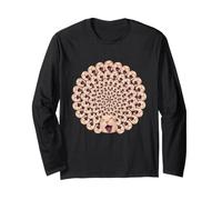 Divertente Gatto Che Ride Mandala Meme Reazione Maglia a Manica