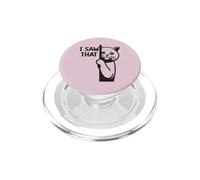 Divertente gatto che sbircia ho visto che PopSockets PopGrip per MagSafe