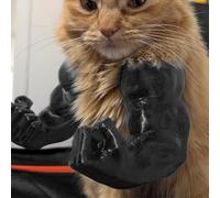 Divertente gatto con braccia muscolose - Braccia di gatto stampato in 3D con muscoli, giocattolo interattivo per gattino, decorazione creativa, costume da braccio gigante per gattino, Halloween e