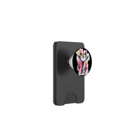 Divertente gatto doppia pace graffiti pop carattere grafico segno PopSockets PopWallet per MagSafe