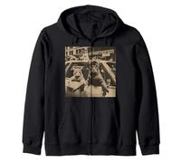 Divertente Gatto Gang Meme Street Sarcastico Vintage Felpa con Cappuccio