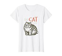 Divertente Gatto Gioco di Parole bugiardo Grande Gatto Maglietta con Stampa Grafica Economica