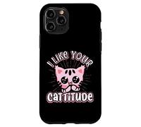 Divertente gatto "I Like Your Cattitude", idea regalo Custodia per iPhone 11 Pro