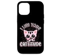 Divertente gatto "I Like Your Cattitude", idea regalo Custodia per iPhone 12/12 Pro