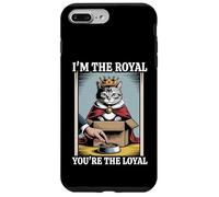 Divertente gatto in scatola I'm The Royal Tu sei il gatto leale Custodia per iPhone 7 Plus/8 Plus