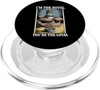 Divertente gatto in scatola I'm The Royal Tu sei il gatto leale PopSockets PopGrip per MagSafe