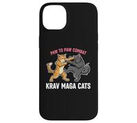 Divertente gatto Krav Maga arti marziali MMA combattimento gattino Custodia per iPhone 14 Plus