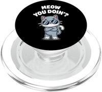 Divertente gatto Meow You Doin? Simpatico gatto Kawaii Kitty Cool Cat Meow PopSockets PopGrip per MagSafe