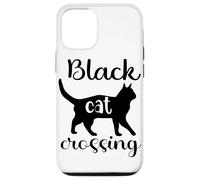 Divertente gatto nero che attraversa il gatto nero scherzo divertente Custodia per iPhone 12/12 Pro