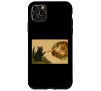 Divertente gatto nero che raggiunge la zampa Art Meme regalo Custodia per iPhone 11 Pro Max