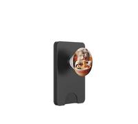 Divertente gatto Noodle Fiesta Kitten Anime Ramen Appassionato PopSockets PopWallet per MagSafe
