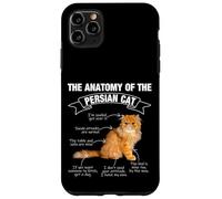 Divertente gatto persiano mamma papà miao Custodia per iPhone 11 Pro Max