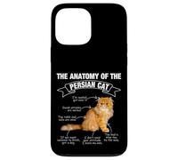 Divertente gatto persiano mamma papà miao Custodia per iPhone 13 Pro Max