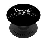 Divertente gatto rancore - Umore selvaggio attivato PopSockets PopGrip Adesivo