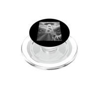 Divertente gatto selfie con mucche volanti e UFO PopSockets PopGrip per MagSafe