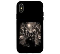 Divertente Gatto Selfie Halloween Zombie Umorismo Custodia per iPhone X/XS