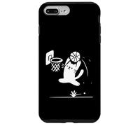 Divertente gatto Slam Dunk Basket Meme Retro Sport Custodia per iPhone 7 Plus/8 Plus