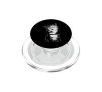 Divertente gatto Y2K Halftone Retro Design PopSockets PopGrip per MagSafe