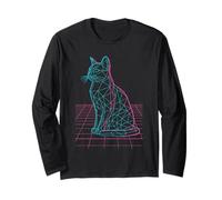 Divertente Gatto Y2K per Uomini, Bambini, Donne Maglia a Manica