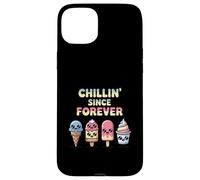 Divertente gelato Kawaii Best Friends Chillin Since Forever Custodia per iPhone 15 Plus
