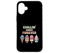 Divertente gelato Kawaii Best Friends Chillin Since Forever Custodia per iPhone 16 Plus