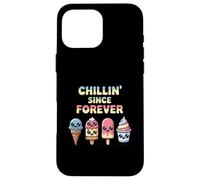 Divertente gelato Kawaii Best Friends Chillin Since Forever Custodia per iPhone 16 Pro Max