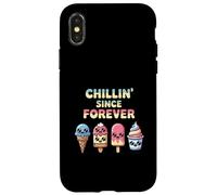 Divertente gelato Kawaii Best Friends Chillin Since Forever Custodia per iPhone X/XS