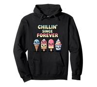 Divertente gelato Kawaii Best Friends Chillin Since Forever Felpa con Cappuccio
