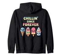 Divertente gelato Kawaii Best Friends Chillin Since Forever Felpa con Cappuccio